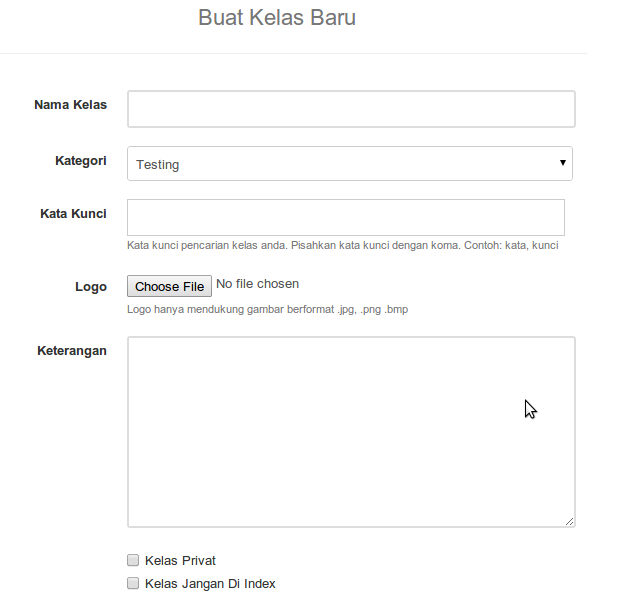 kelas baru