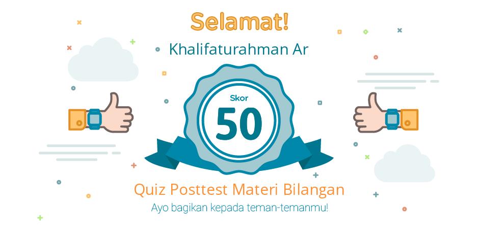 posttest materi bilangan