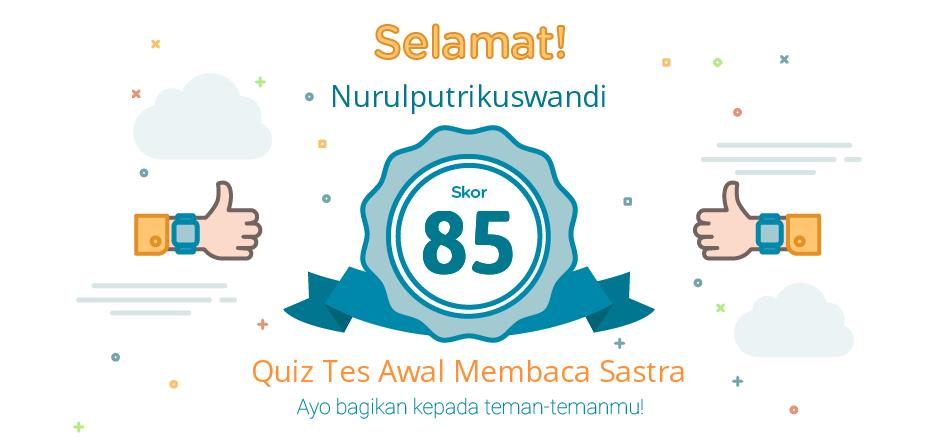 tes awal membaca sastra