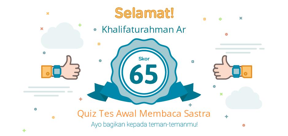 tes awal membaca sastra