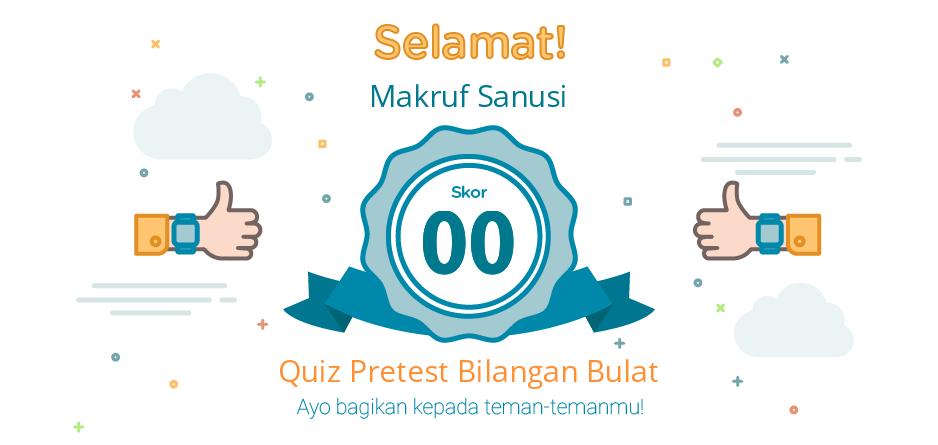 pretest bilangan bulat