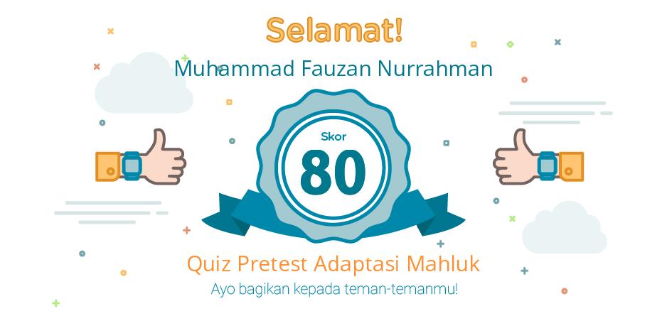 pretest adaptasi mahluk hidup dan peranan manusia dengan lingkungan