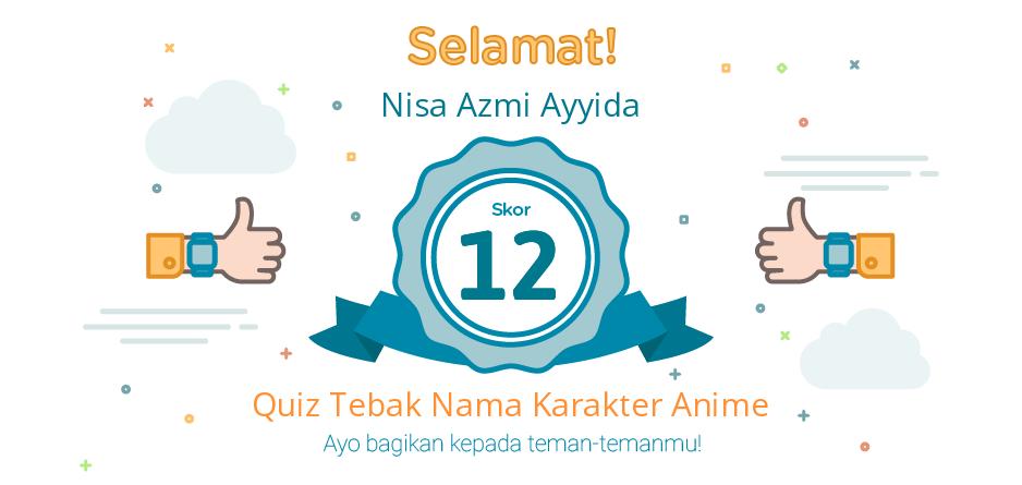 Tebak Nama Karakter Anime