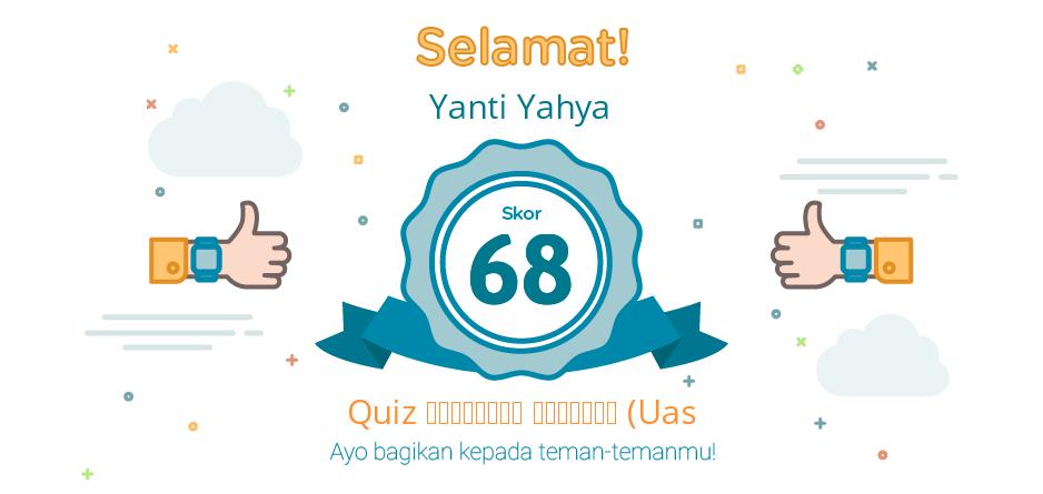 الاختبار النهائي (uas pilihan ganda)