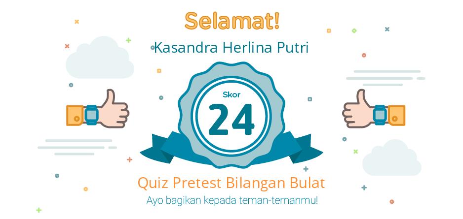 pretest bilangan bulat