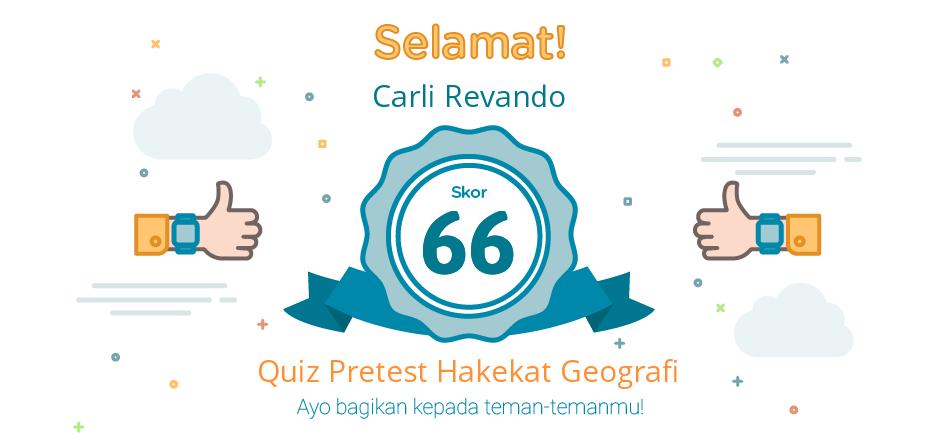 pretest hakekat geografi