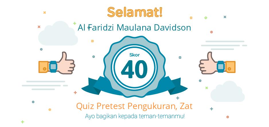 pretest pengukuran, zat dan sifatnya