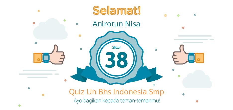 Un Bhs Indonesia Smp