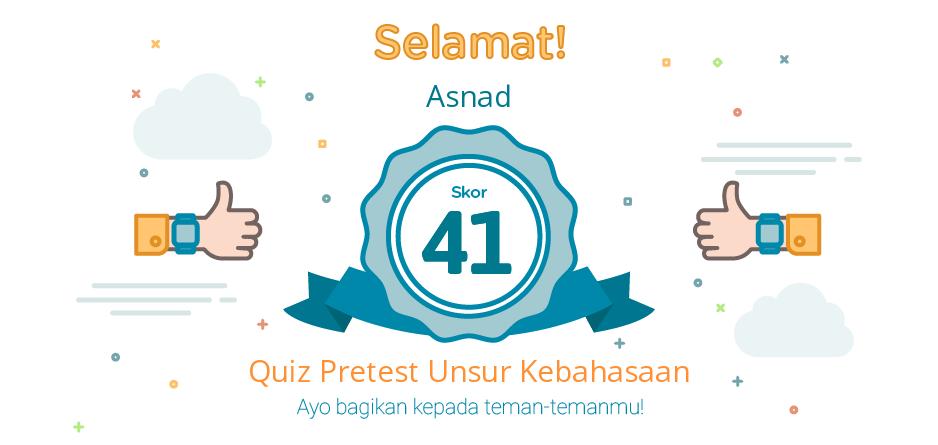 pretest unsur kebahasaan