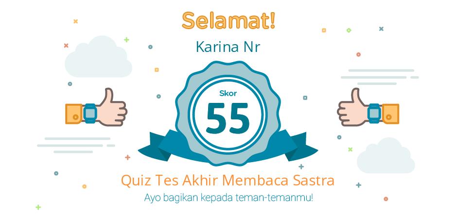 tes akhir membaca sastra
