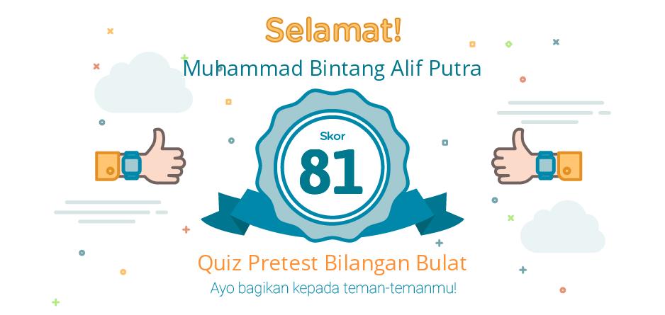 pretest bilangan bulat